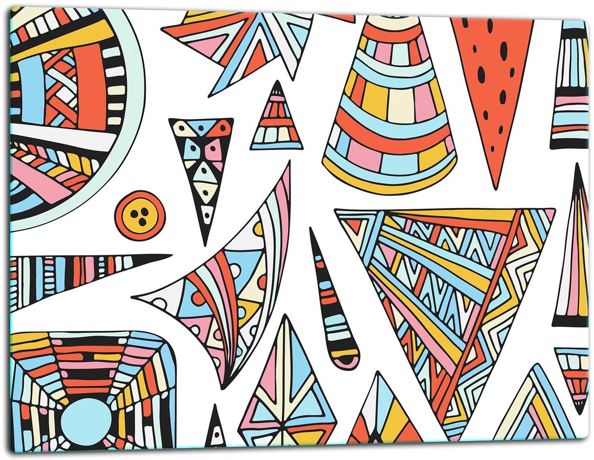 TMK ArtDeko - Snijplank - Pop Art - 52x40 cm - Glas