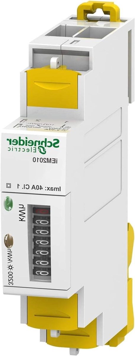 Energiemeter - Stroommeter S0 - Energieverbruik meten - MID-conform - 40A - Grijs