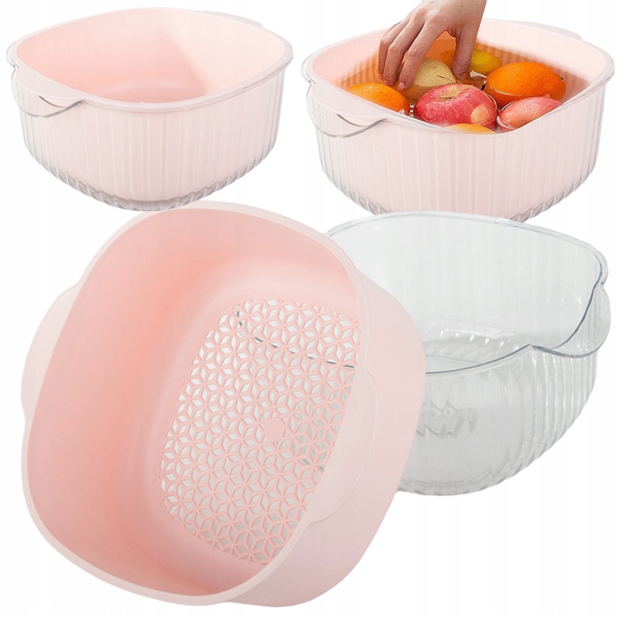 Pingyang Rongrong - Dubbele Misk Set - 6L - Kunststof - Ergonomische Handgrepen