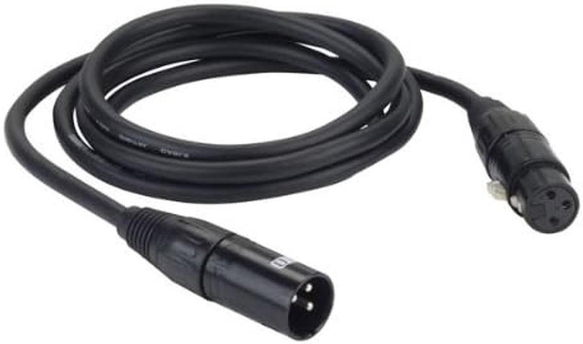 Audiokabel - Microfoonkabel XLR - Signaaloverdracht Audio - AES/EBU Norm - 15 meter - Zwart
