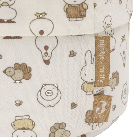 Jollein Commode Mandje - Miffy Family Farm - Ø19 cm — afbeelding 4