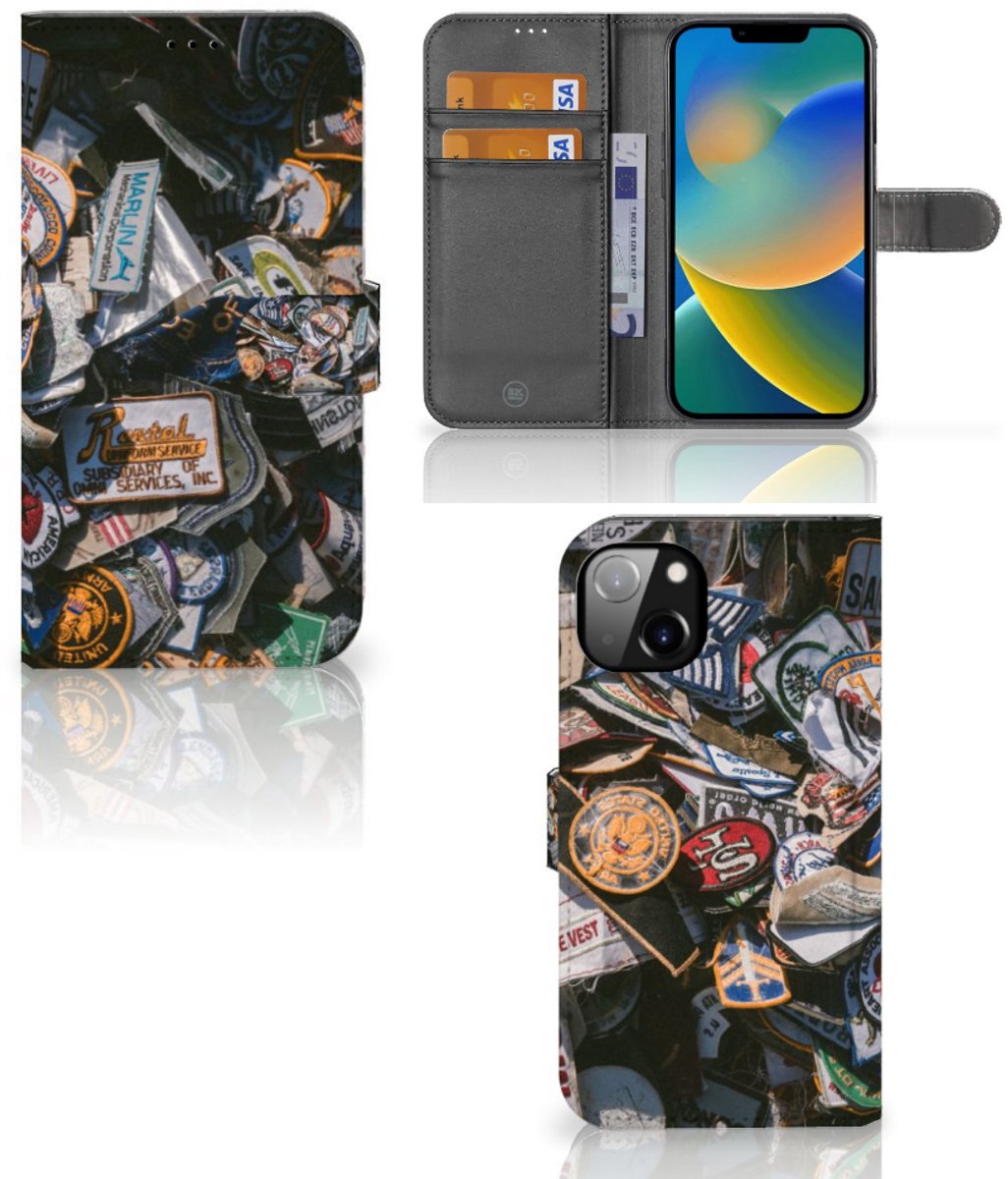 iPhone 14 Plus Telefoonhoesje met foto Badges