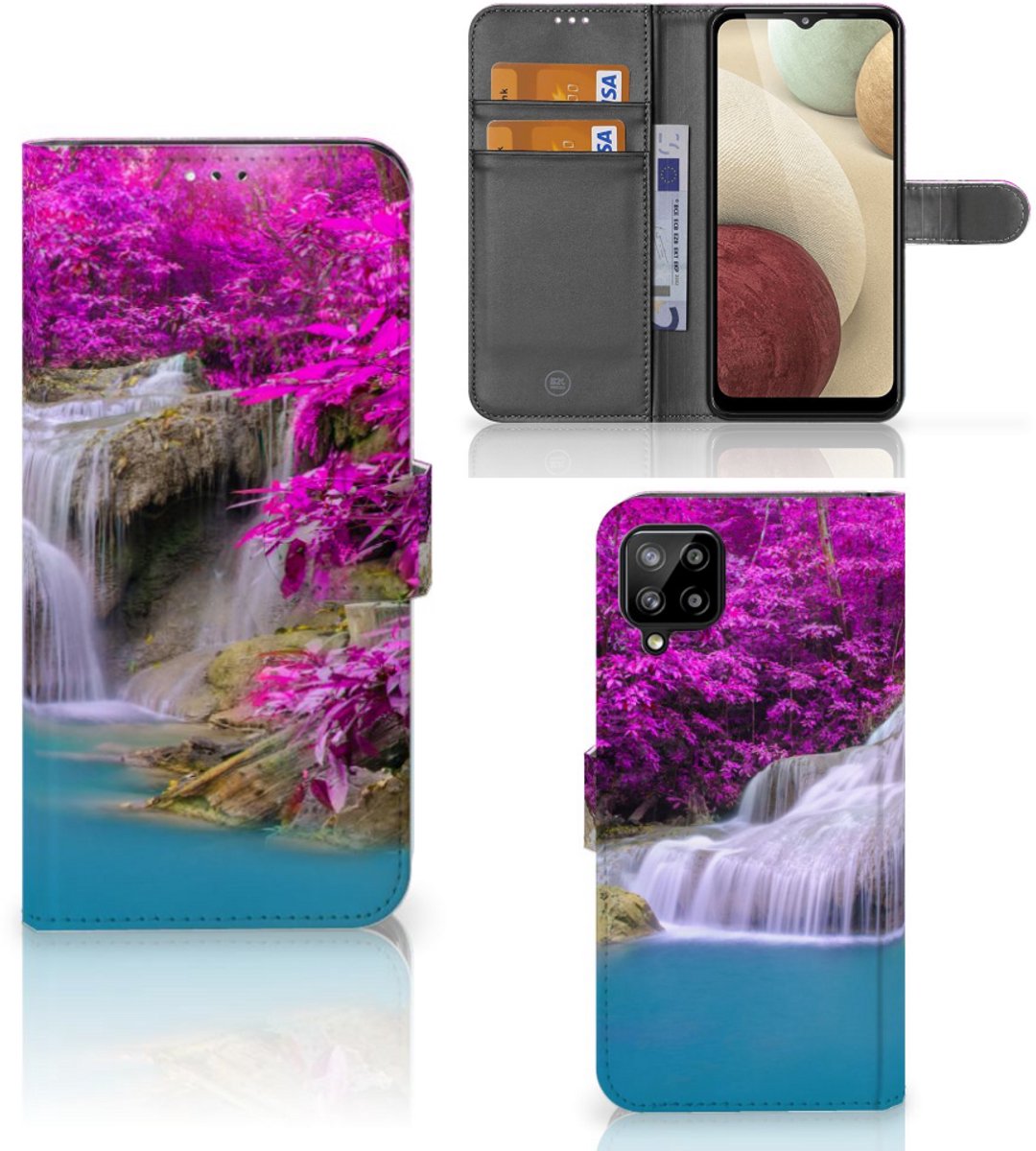 Samsung Galaxy A12 Flip Cover Waterval