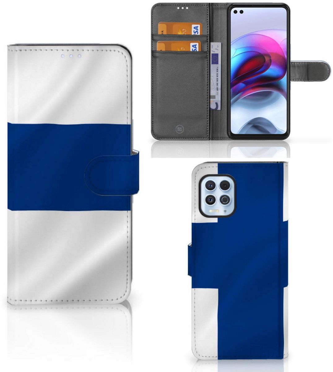 Motorola Moto G100 Bookstyle Case Finland
