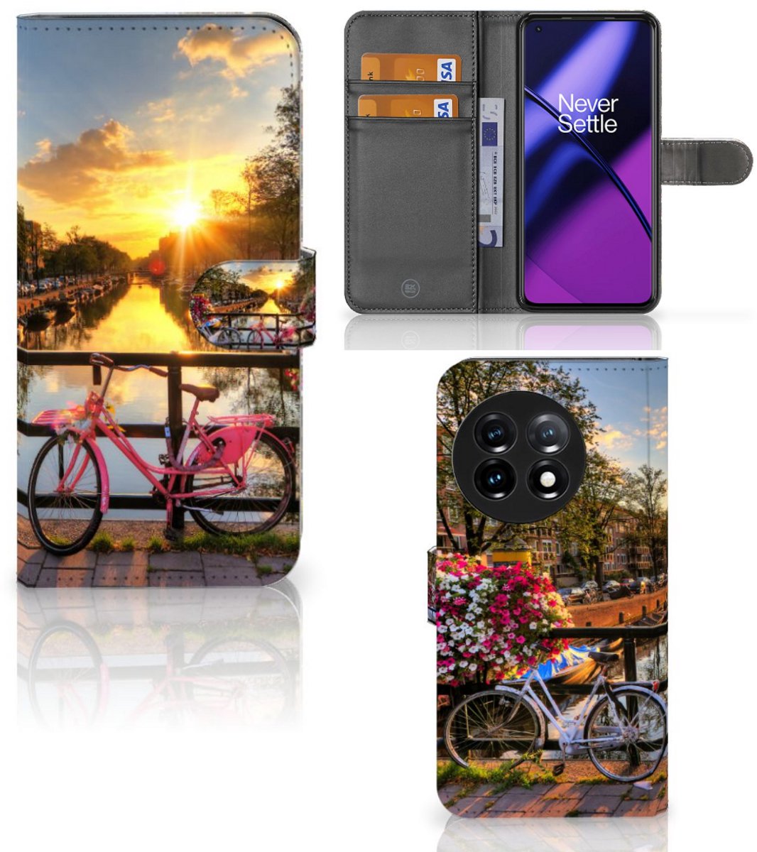 OnePlus 11 Flip Cover Amsterdamse Grachten