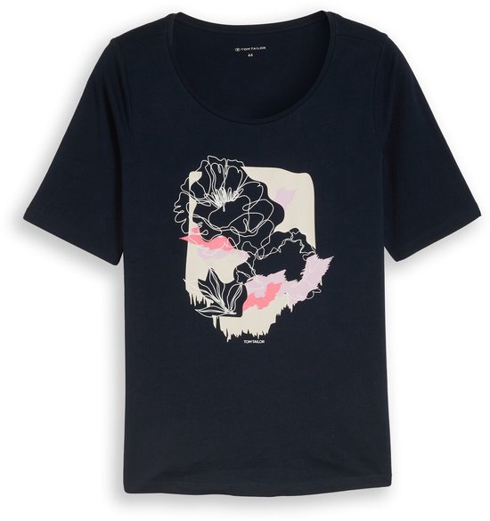 TOM TAILOR Blouse à enfiler Dames T 42 noir-blanc-brun style