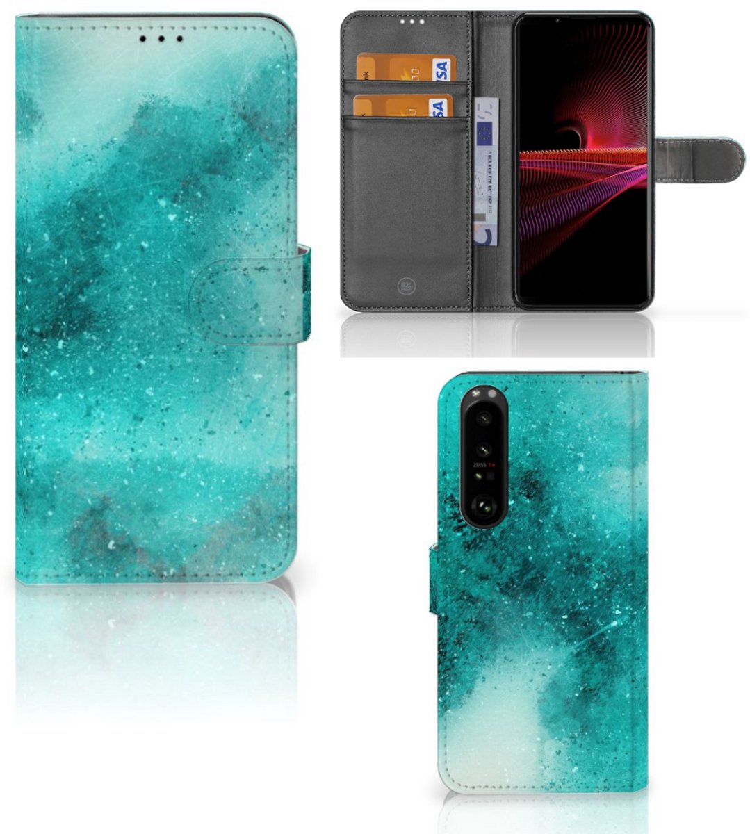 Hoesje Sony Xperia 1 III Painting Blue