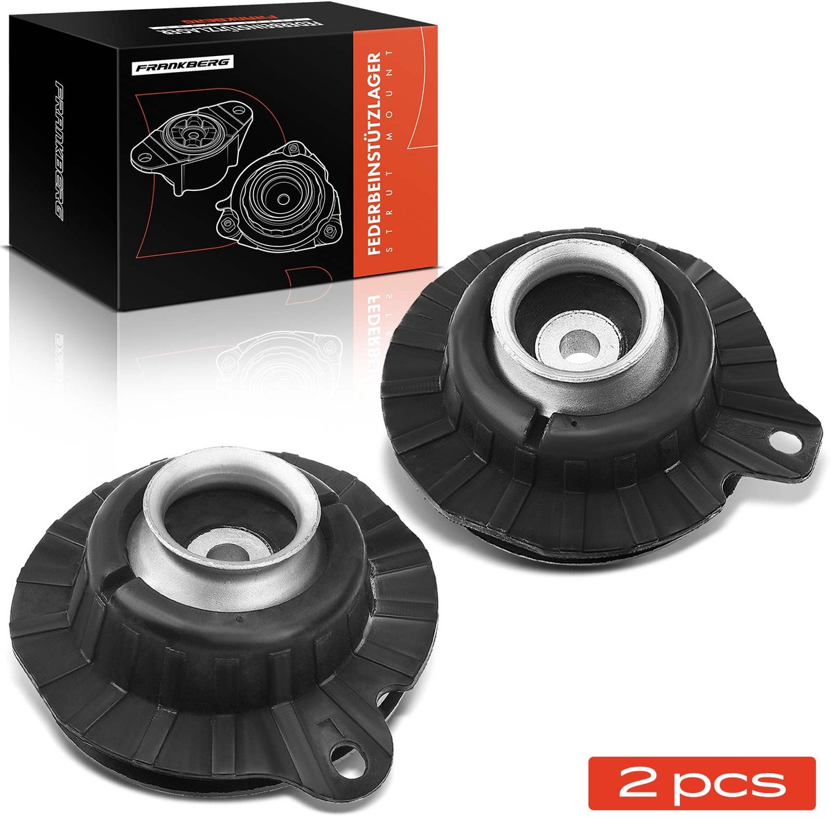 Frankberg 2x Veersteunlager Voor voor Alfa Romeo Giulietta 940