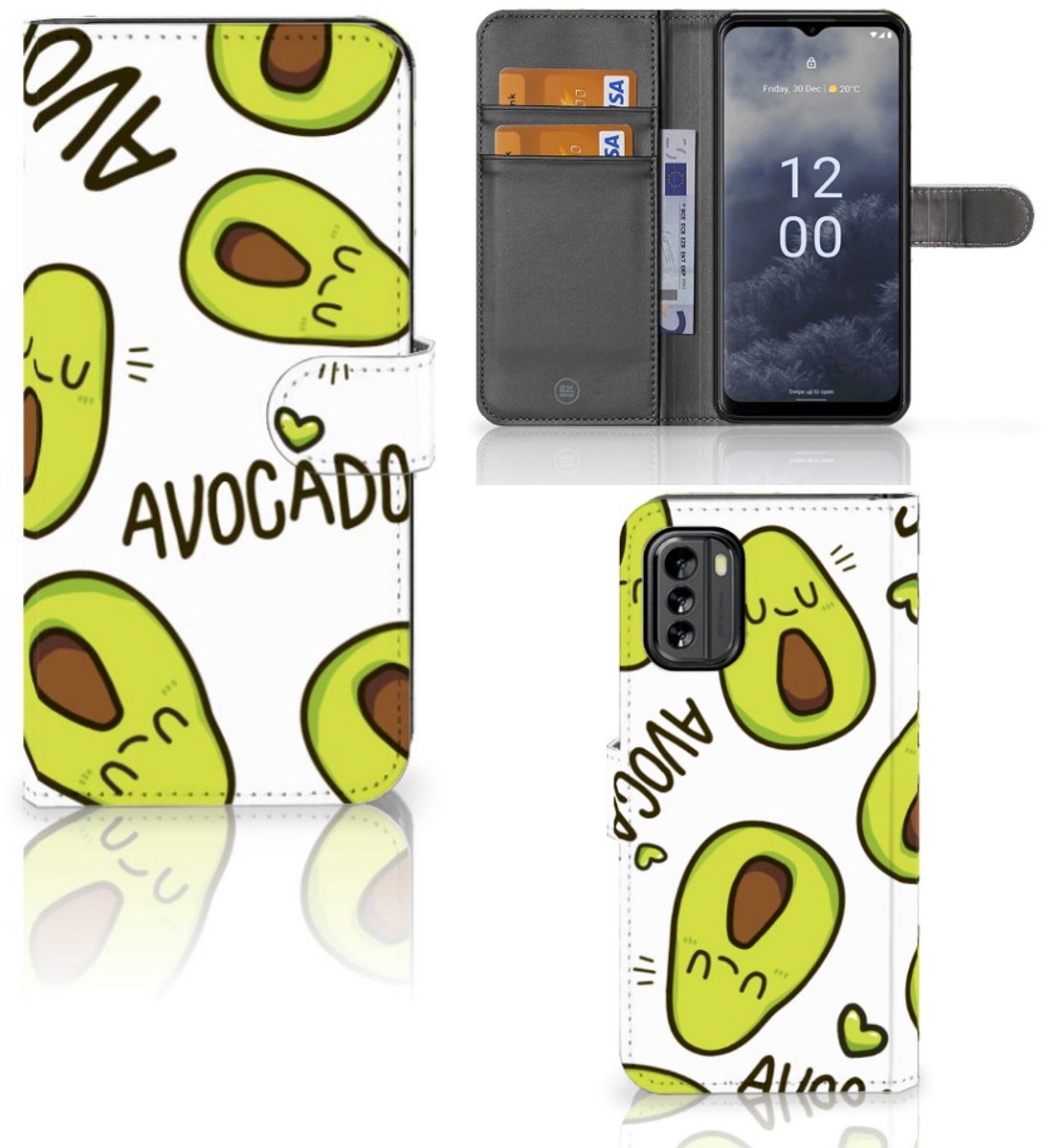 Nokia G60 Leuk Hoesje Avocado Singing