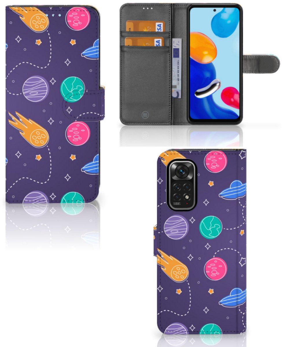 Xiaomi Redmi Note 11/11S Wallet Case met Pasjes Space