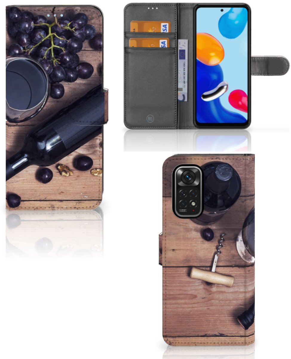 Xiaomi Redmi Note 11/11S Book Cover Wijn