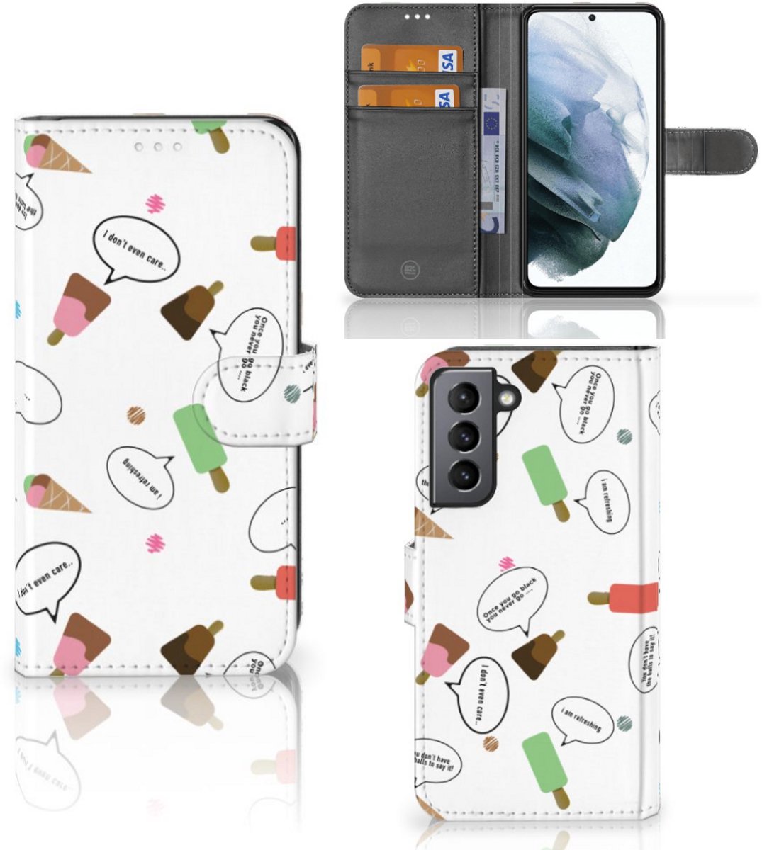 Samsung Galaxy S21 FE Book Cover IJsjes