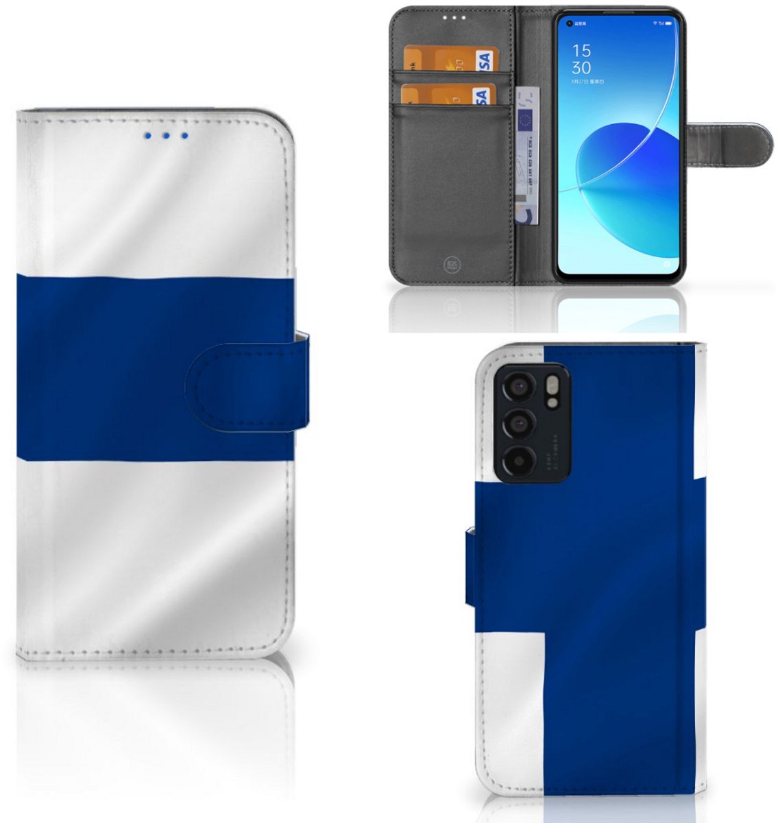 OPPO Reno6 5G Bookstyle Case Finland