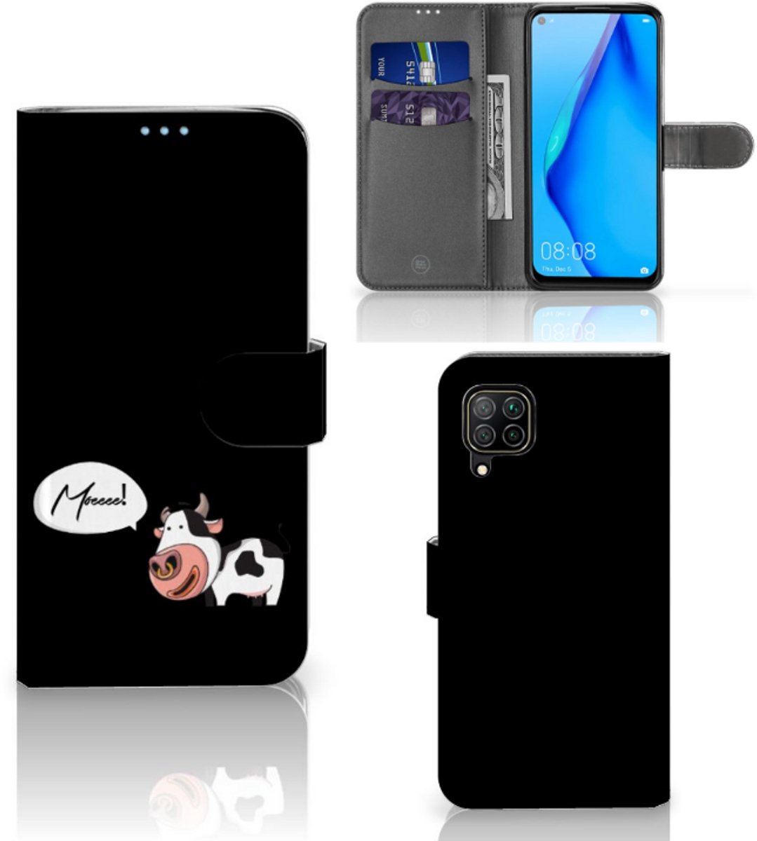 Huawei P40 Lite Leuk Hoesje Cow