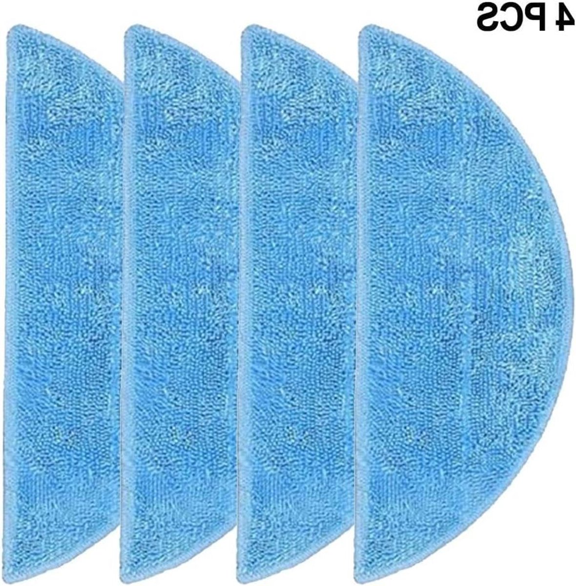 Microvezel Dweil Doeken - Robot Stofzuiger Pads - Vloeren Reinigen - Sterke Reinigingskracht - 4/10 Stuks - Grijs