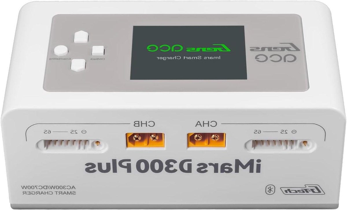 Balance Oplader - Batterij Lader - Accu's Laden - Dual Channel AC/DC - 300W AC 700W DC - Wit