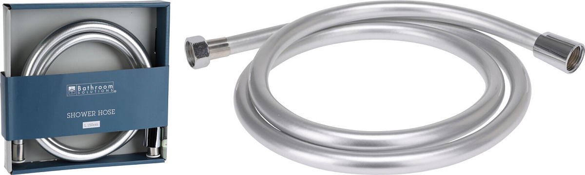 Doucheslang PVC 150cm - Mat Zilver.