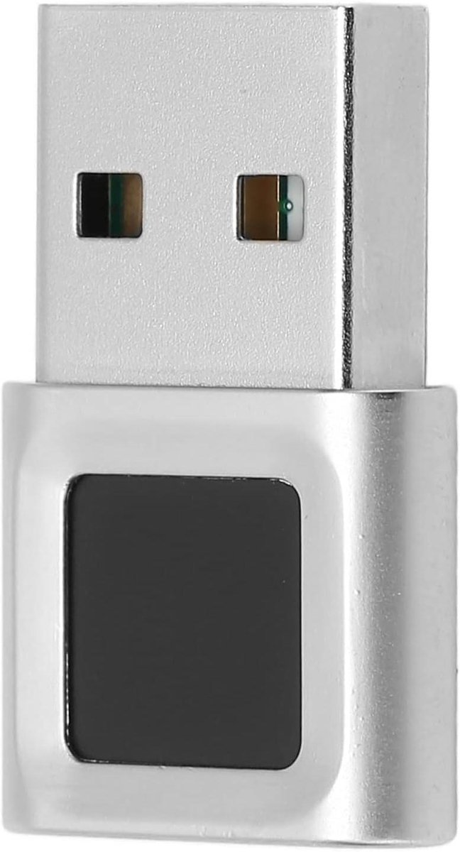USB-vingerafdruklezer, 360 graden USB-vingerafdruklezer Mini Compatibel met Win11/10 Touch Speedy Matching Biometrische voor Win Laptop