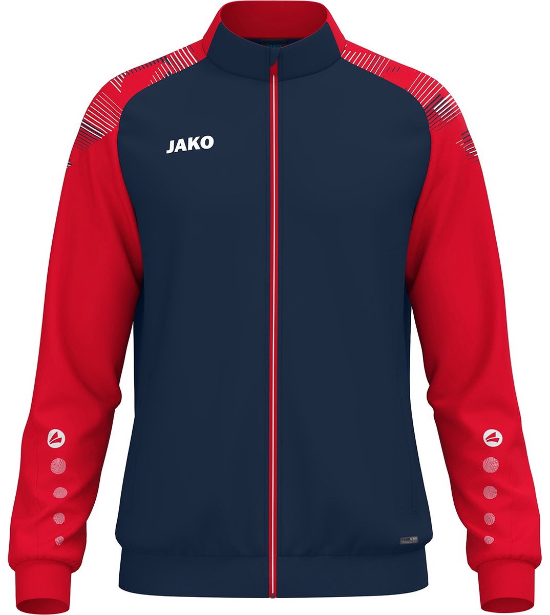 Jako Sonic Polyestervest Kinderen - Marine / Rood | Maat: 116