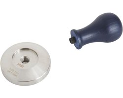 Koffie Tamper - Siebträger Tamper - Espresso Extractie Verbeteren - Italiaans Vakmanschap - 57 mm - Blue Marina