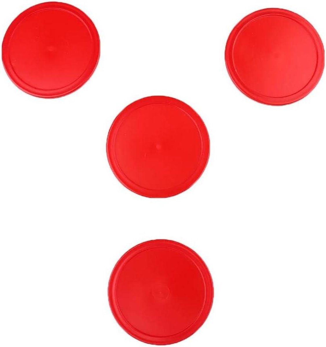 Air Hockey Pucks - Schijven Vervanging - Air Hockey Spelen - Drie Maten Beschikbaar - 51mm Diameter - Rood