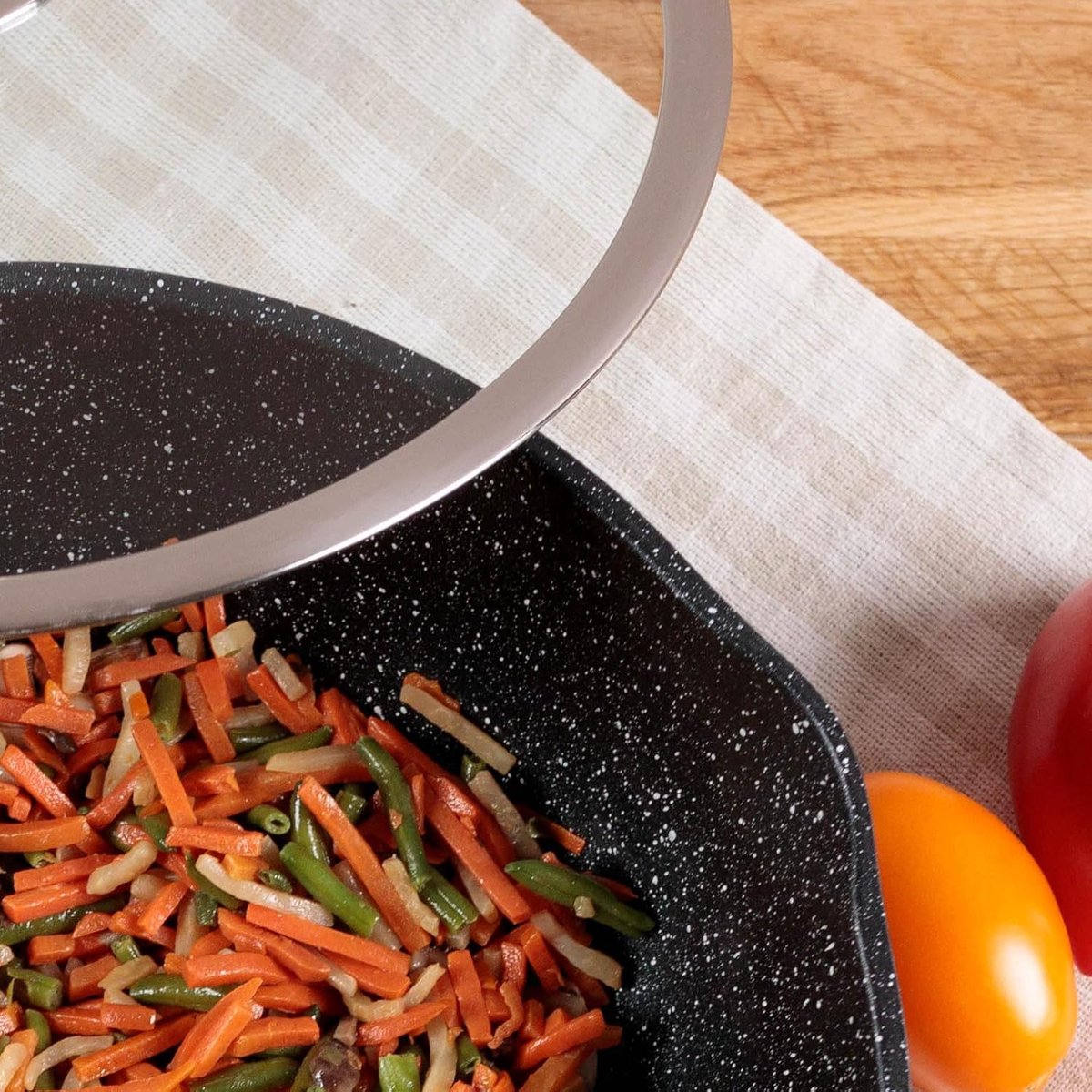 Inductie Wokpan Antibaklaag - Wokpan - Koken