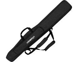 Hengeltas - 150 cm - voor 3 hengels - zwart