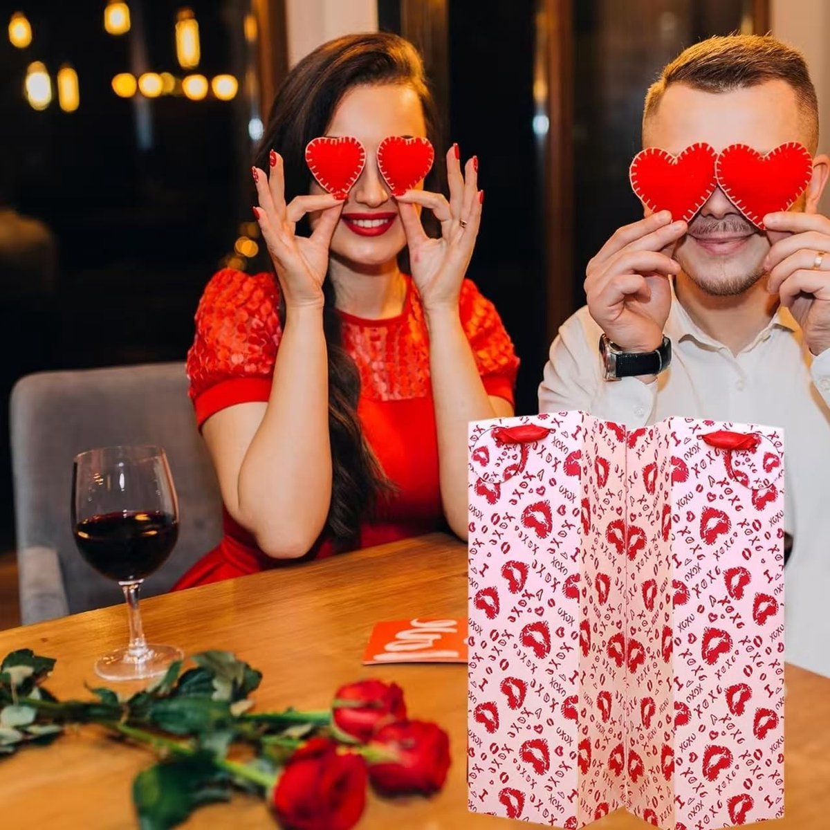 Stijlvolle en stevige cadeautassen voor wijnflessen met handvatten voor feestdagen en speciale gelegenheden
