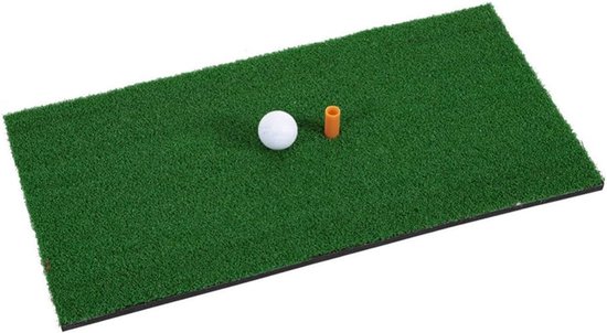 Golf Oefenmat - Putting Mat Rubber Houder - Golf Trainen - Realistisch Gras - 60 x 30 cm - Groen van GOLF — afbeelding 3
