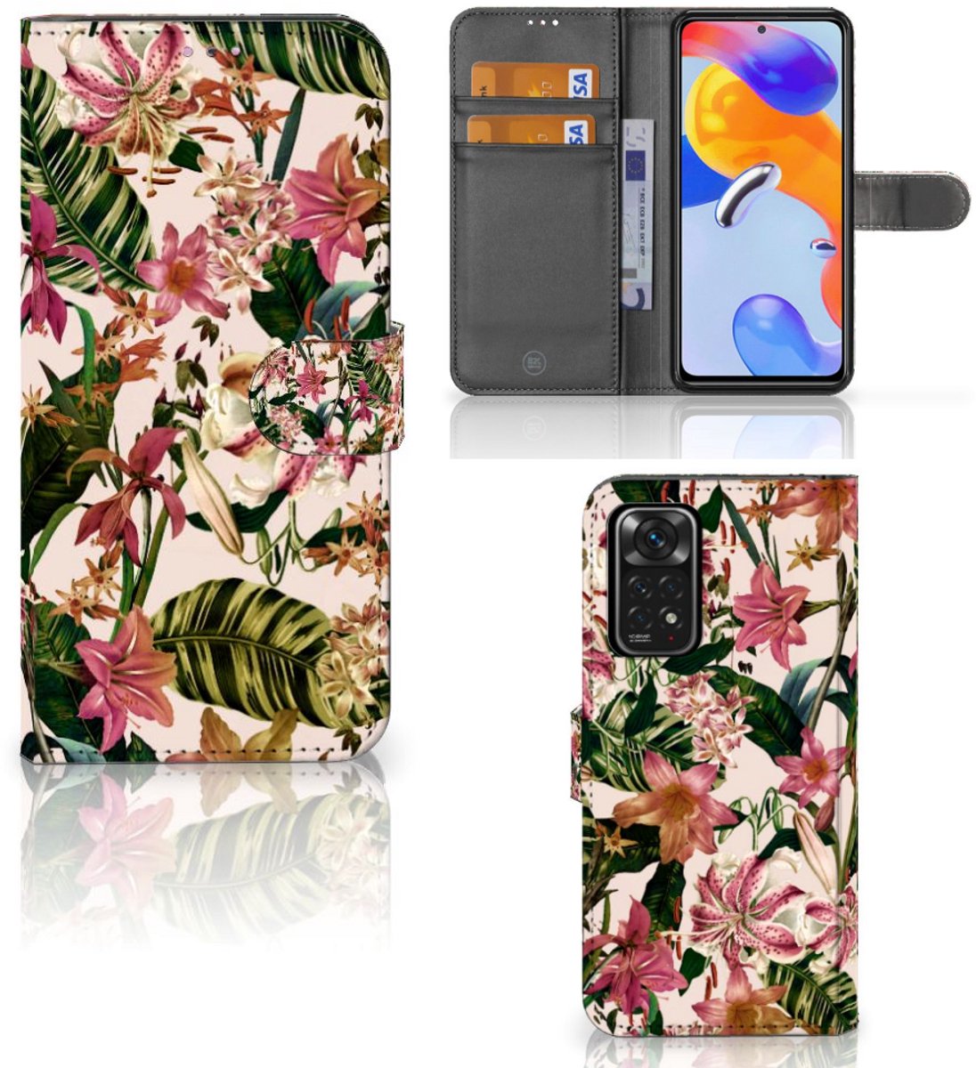 Xiaomi Redmi Note 11 Pro 5G/4G Hoesje Flowers