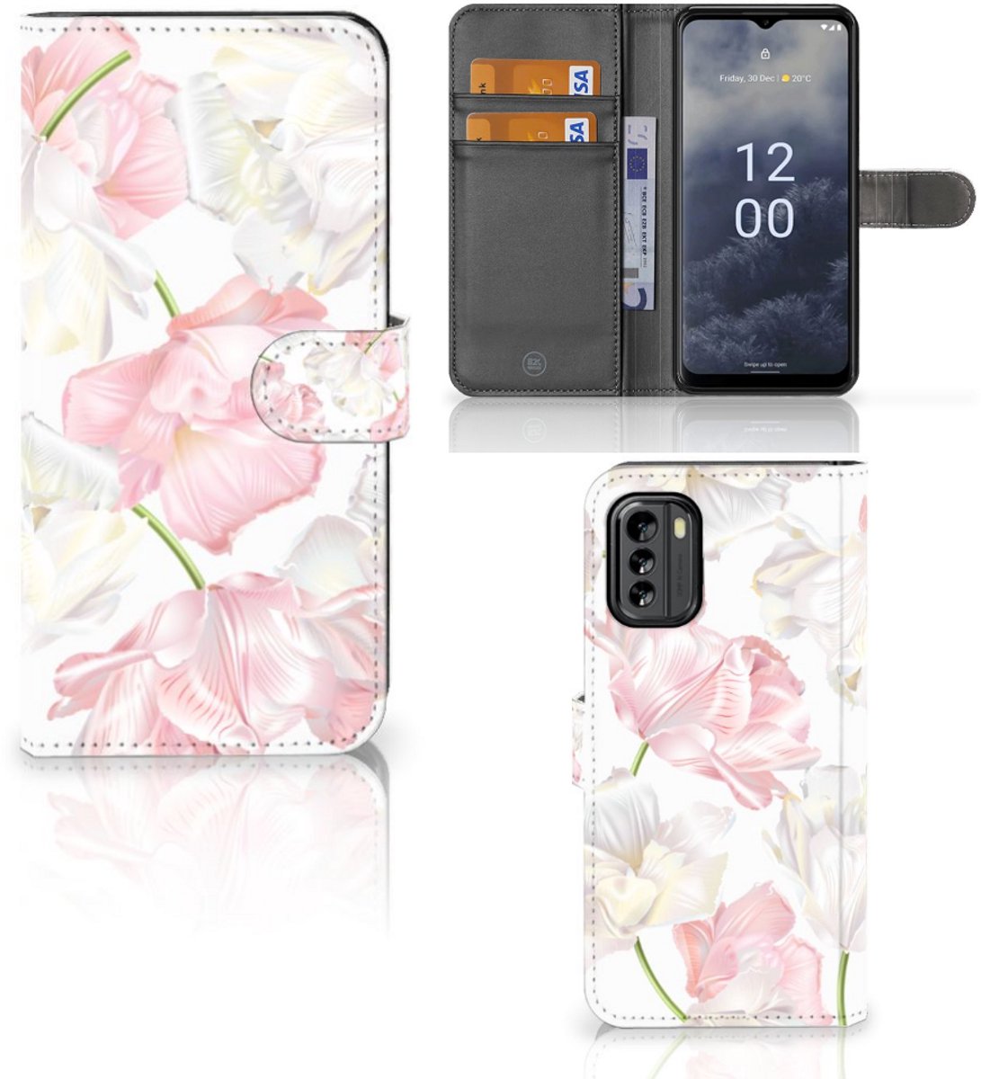 Nokia G60 Hoesje Lovely Flowers