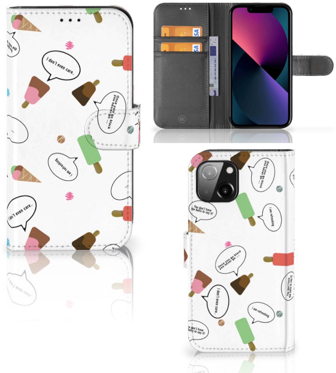 Apple iPhone 13 Book Cover IJsjes