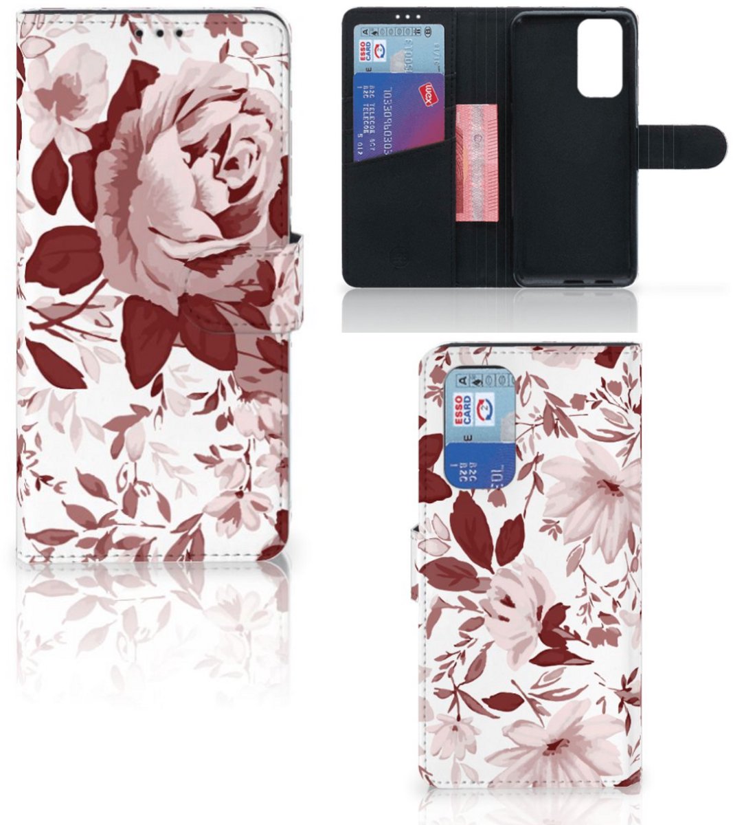 Hoesje OnePlus 9 Pro Watercolor Flowers