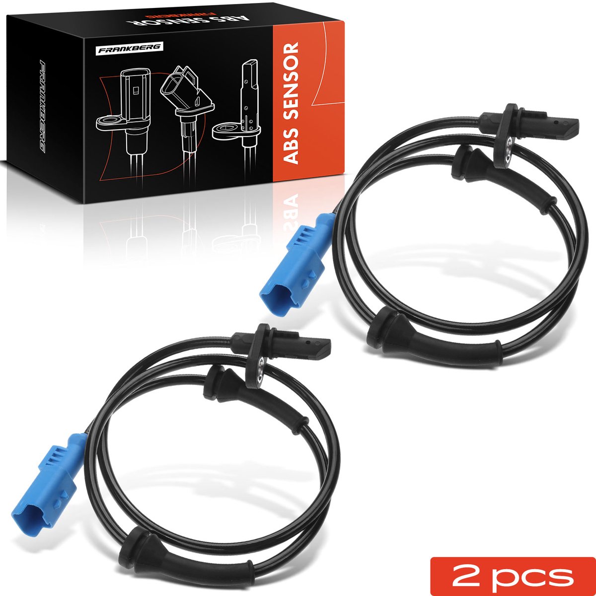 Frankberg 2x ABS Sensor Achteras voor Citroën