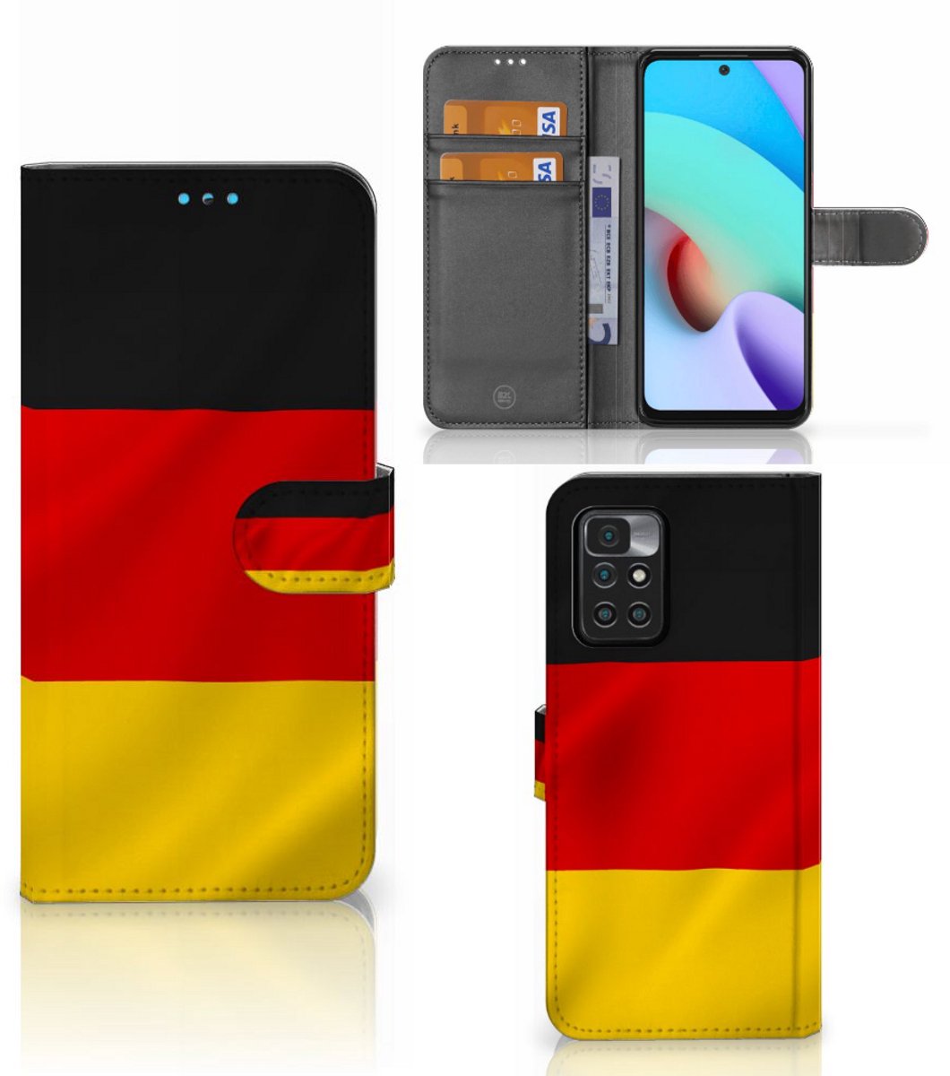 Xiaomi Redmi 10 Bookstyle Case Duitsland