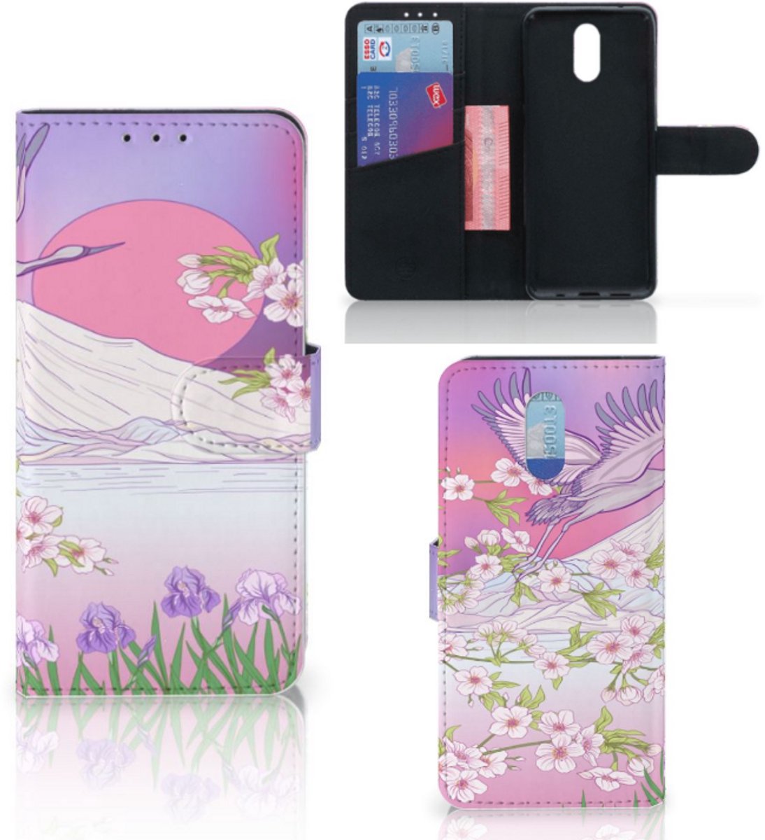 Nokia 2.3 Telefoonhoesje met Pasjes Bird Flying