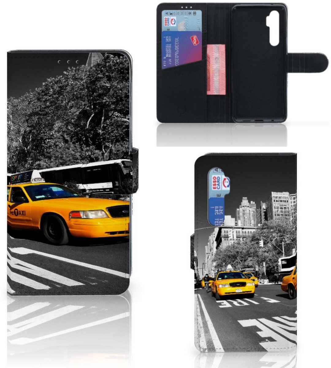 Xiaomi Mi Note 10 Lite Flip Cover New York Taxi