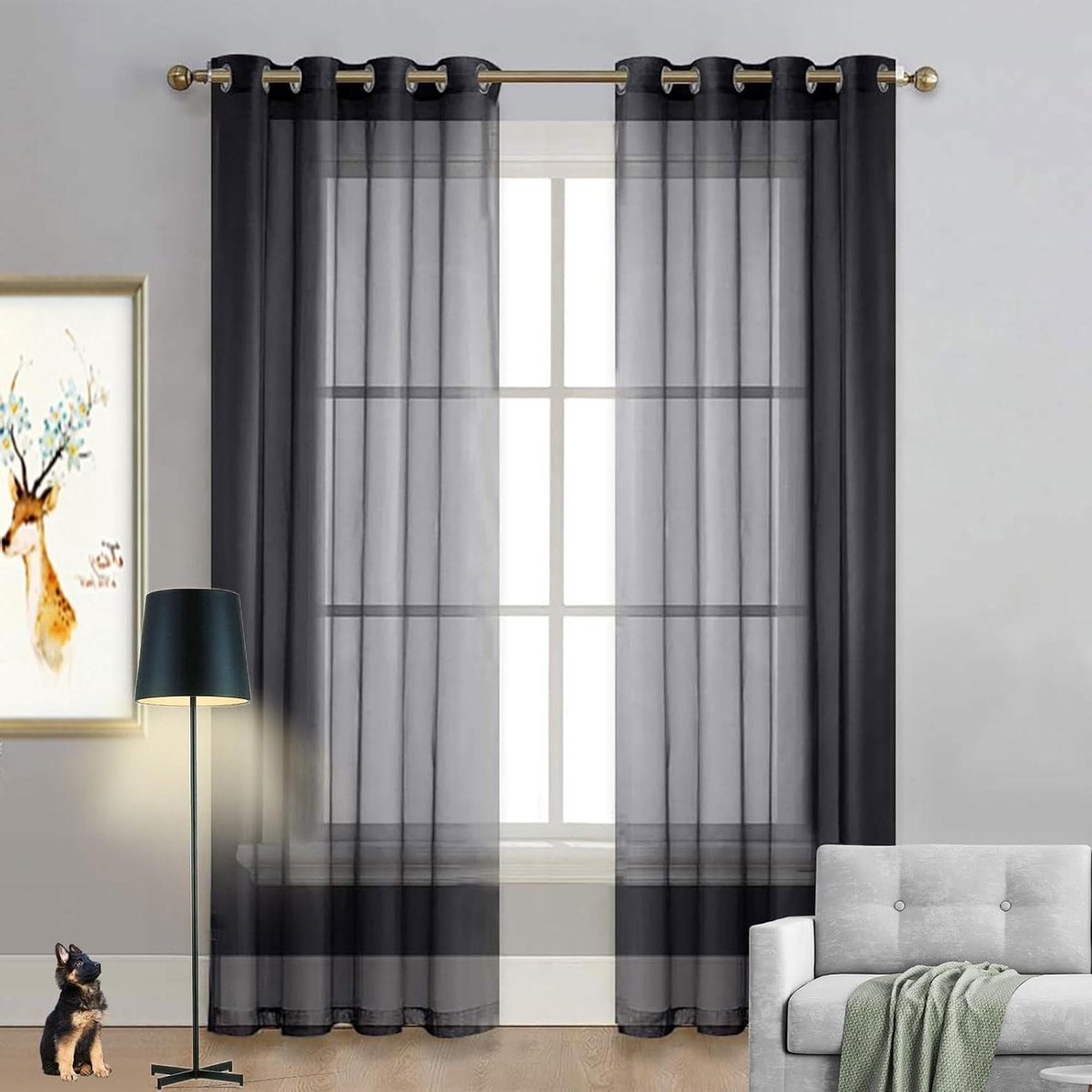Thermische Gordijnen - Warmte Koude Bescherming - Privacy Creëren - Semi-transparant - 100