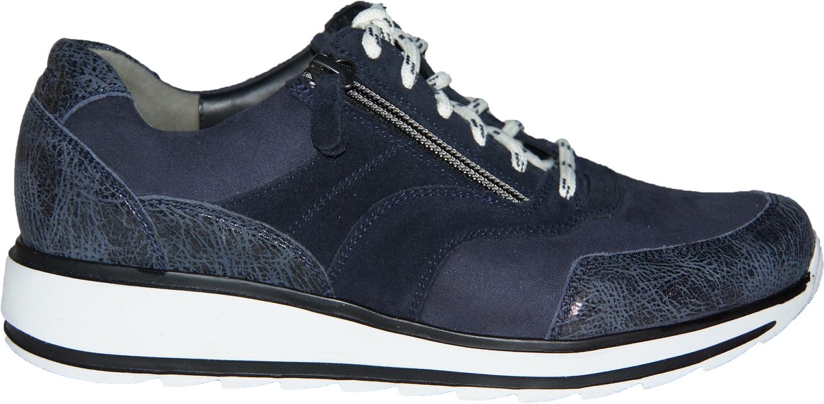 Durea 6279 Wijdte E Blauw Maat: 7 (40,5)
