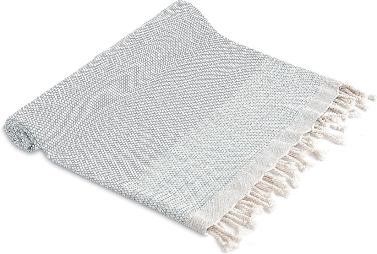 XXL Turkish Peshtemal Towel, Hammam Towel for Beach, Spa, Yoga, Sauna, Travel - Lightweigh