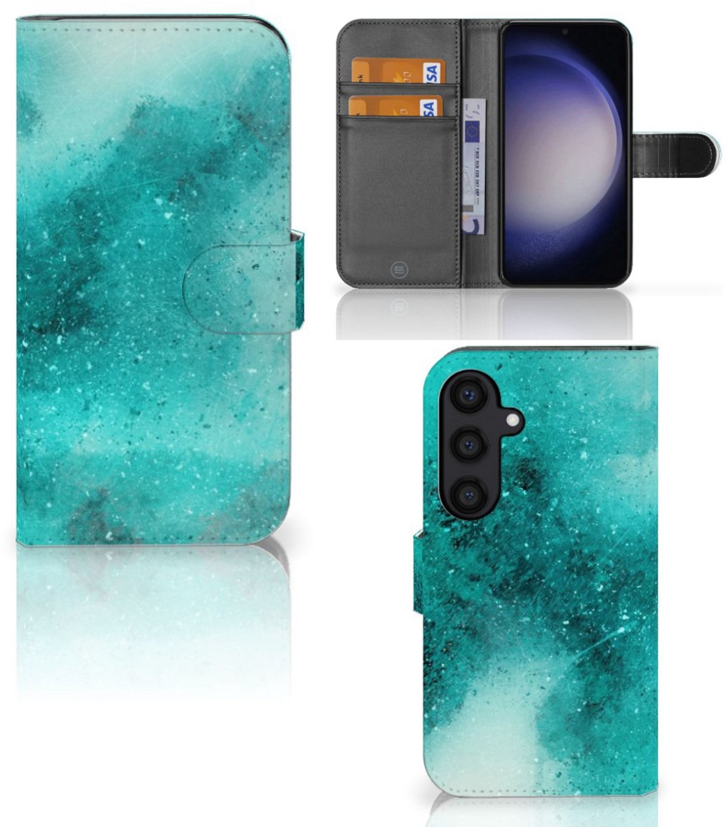 Hoesje Samsung Galaxy S24 Painting Blue