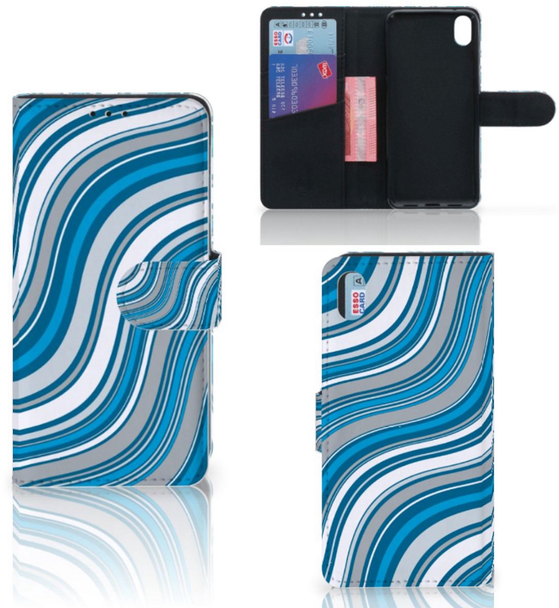 Xiaomi Redmi 7A Telefoon Hoesje Waves Blue