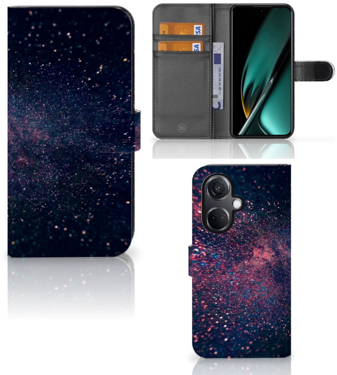 OnePlus Nord CE 3 Book Case Stars