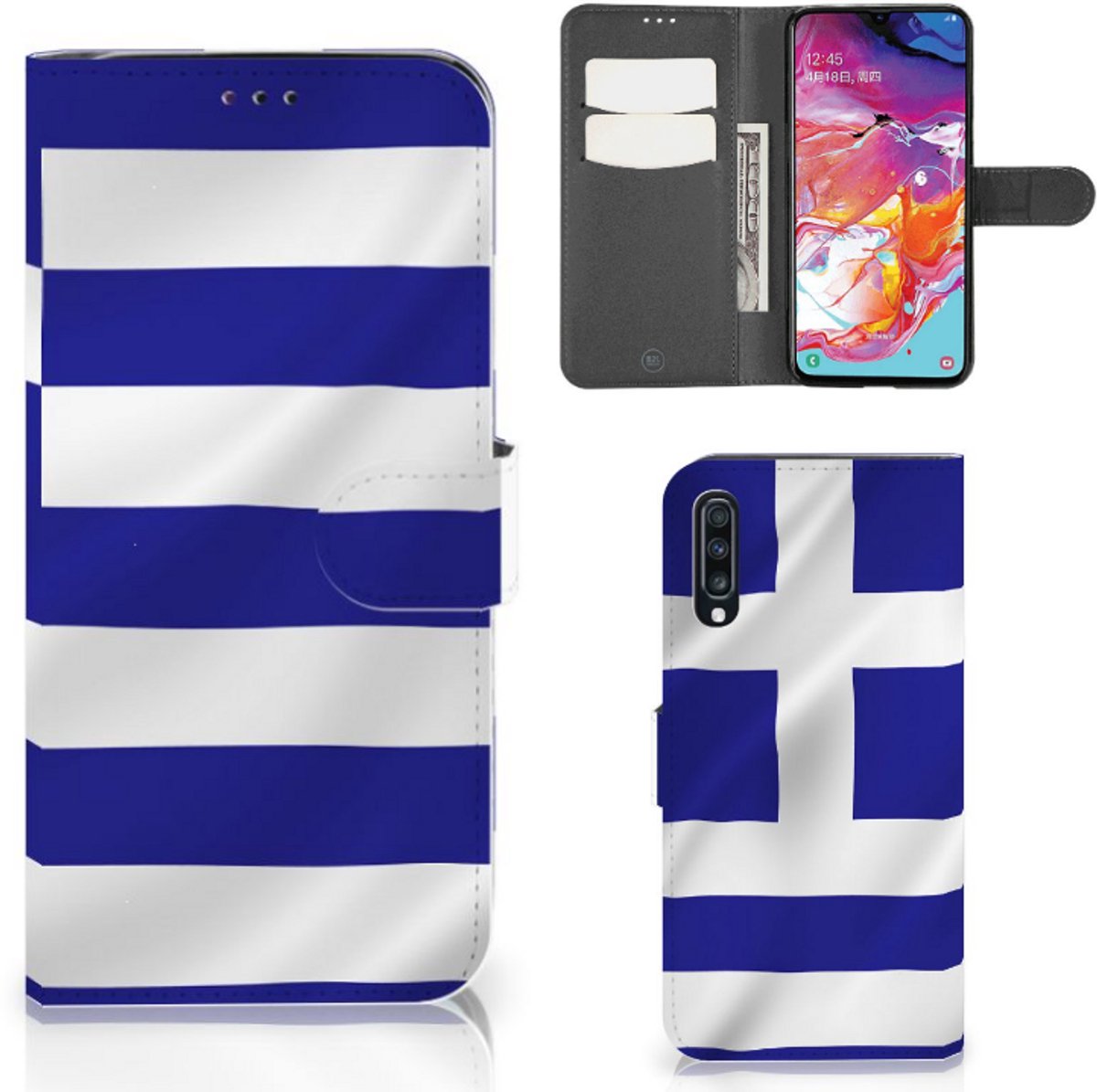 Book Case voor Samsung Galaxy A70 Bookstyle Case Griekenland