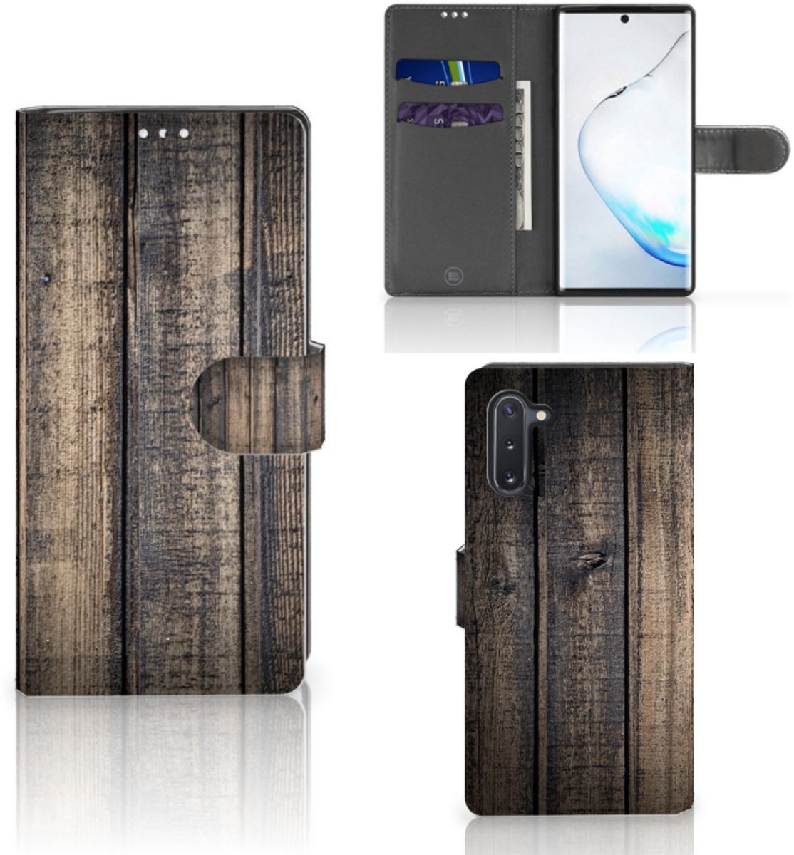 Samsung Galaxy Note 10 Book Style Case Steigerhout