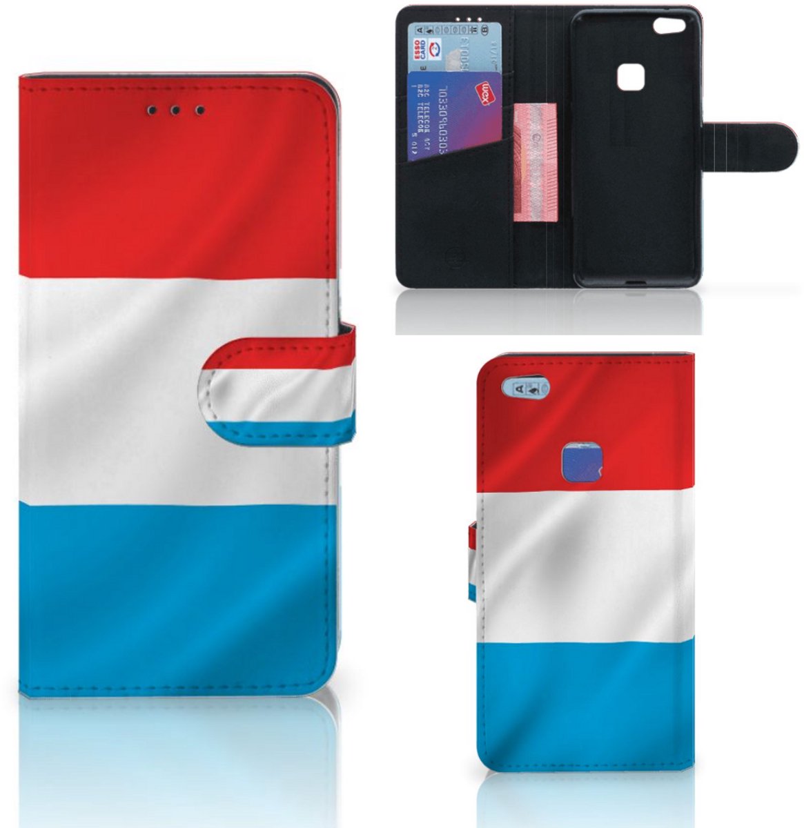 Huawei P10 Lite Bookstyle Case Luxemburg