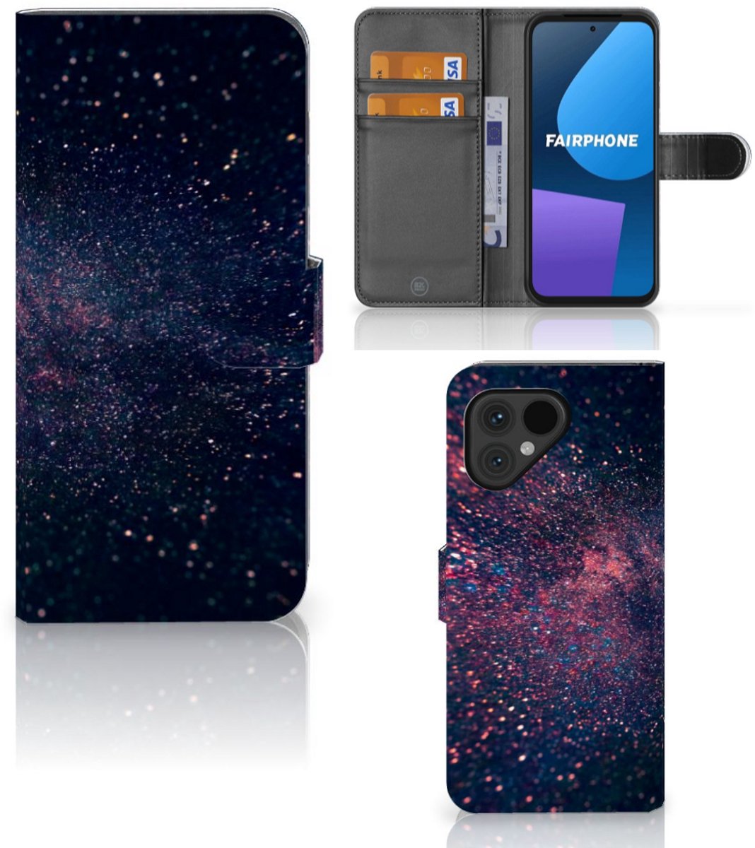 Fairphone 5 Book Case Stars