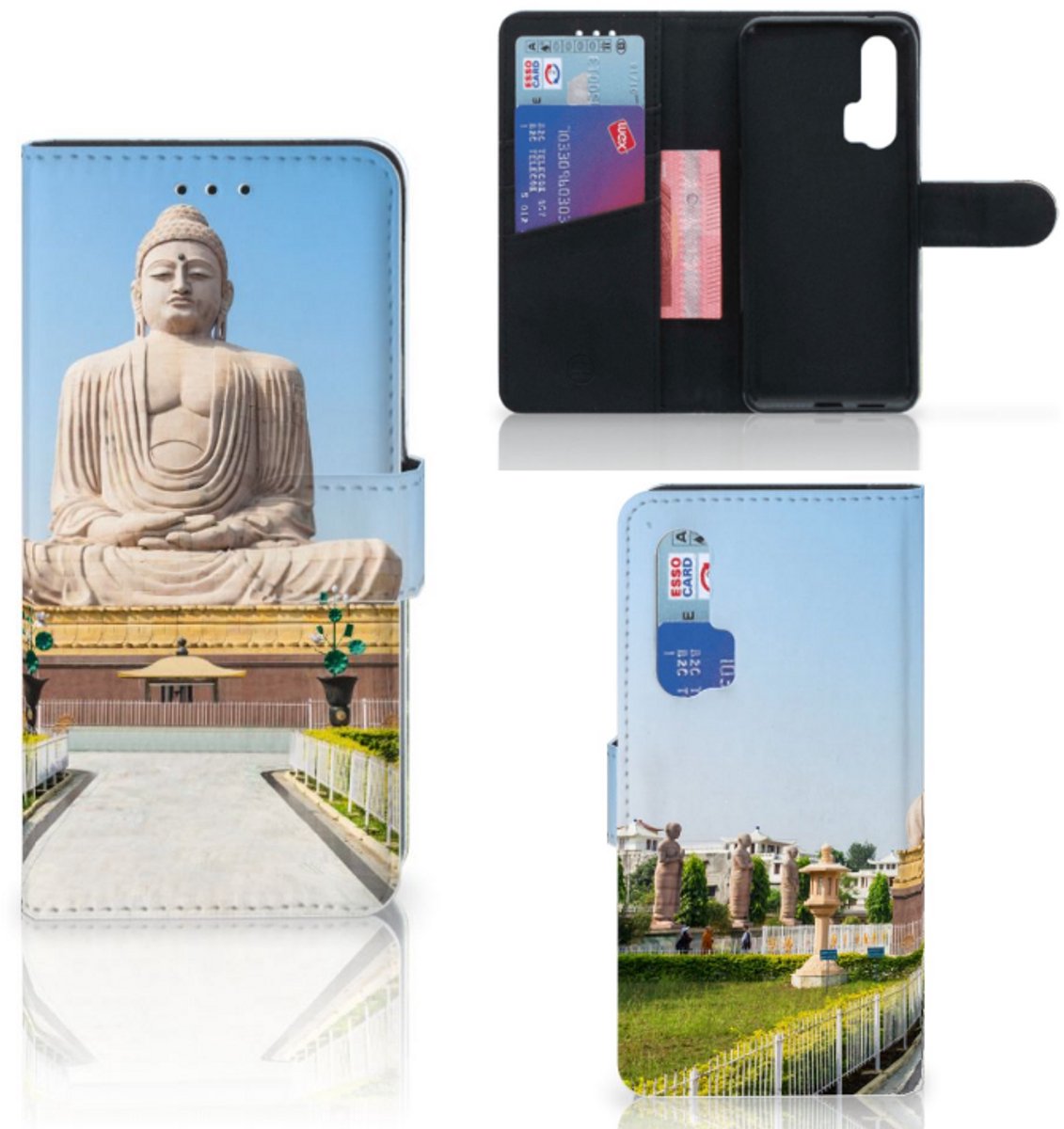 Honor 20 Pro Flip Cover Boeddha