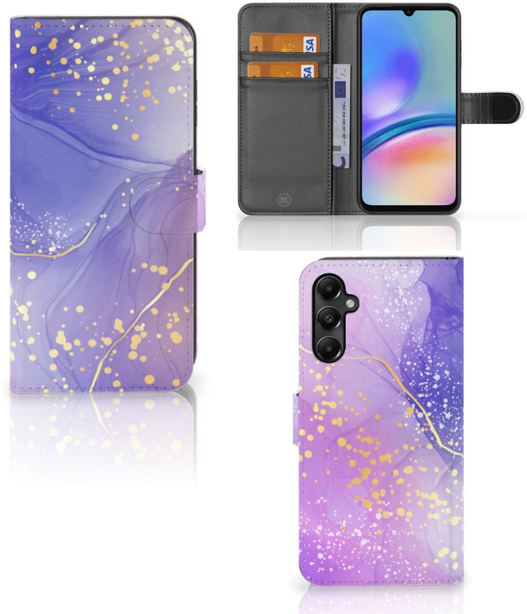 Hoesje voor Samsung Galaxy A05s Watercolor Paars