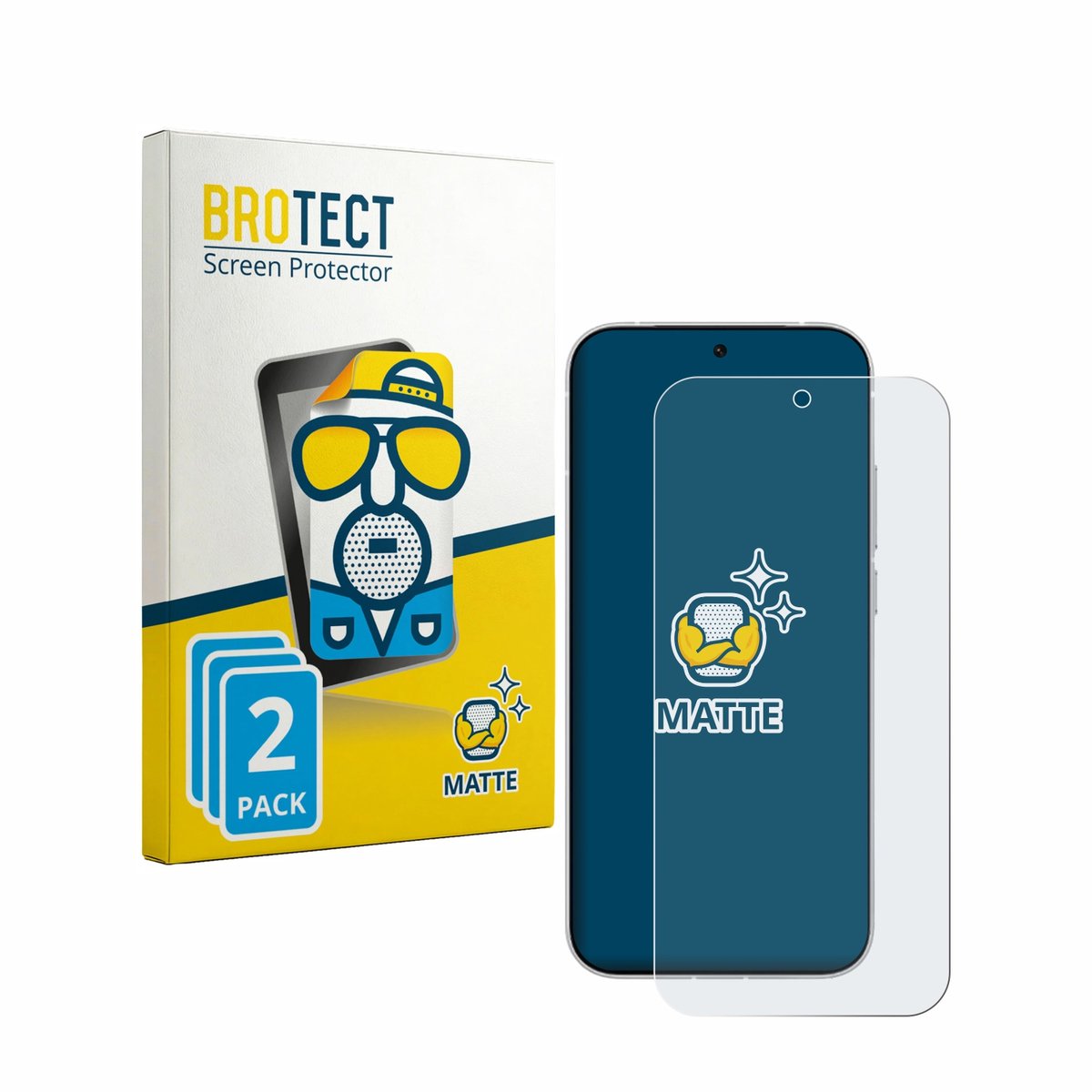 BROTECT - Screenprotector voor Vivo iQOO Z11 Turbo - Folie Beschermfolie matte 2 Stuks